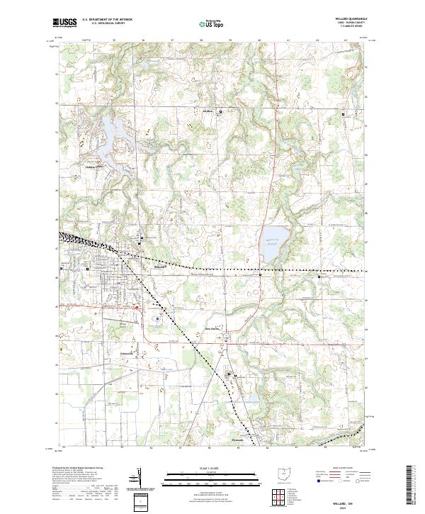 Willard 2023 topographic map thumbnail