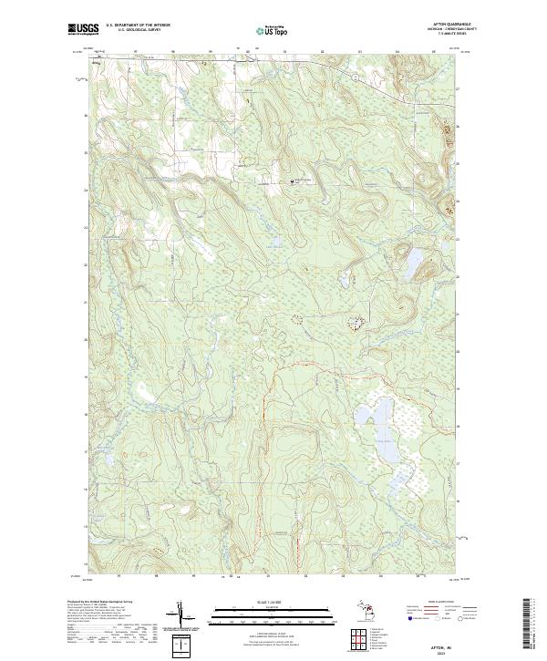 Afton topographic map thumbnail