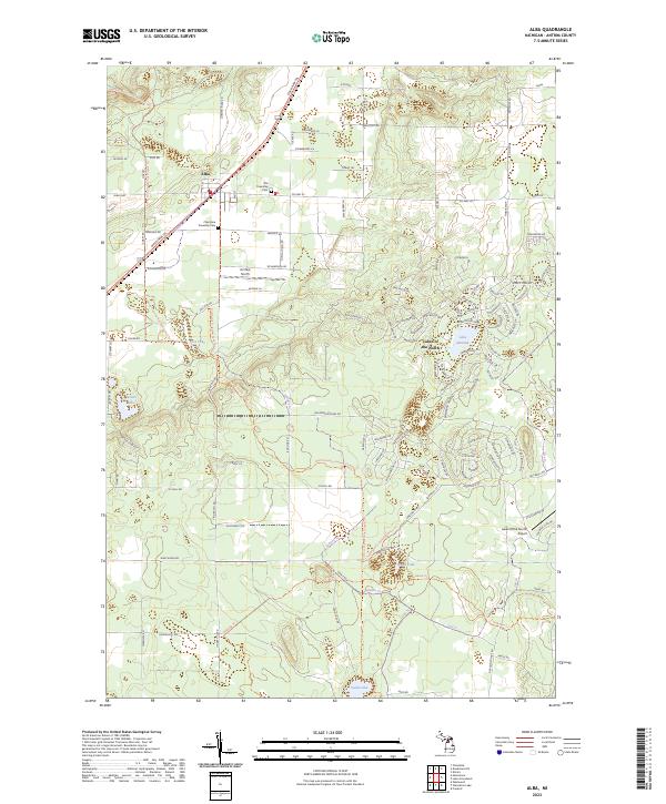 Alba topographic map thumbnail