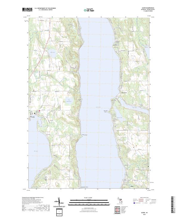 Alden topographic map thumbnail