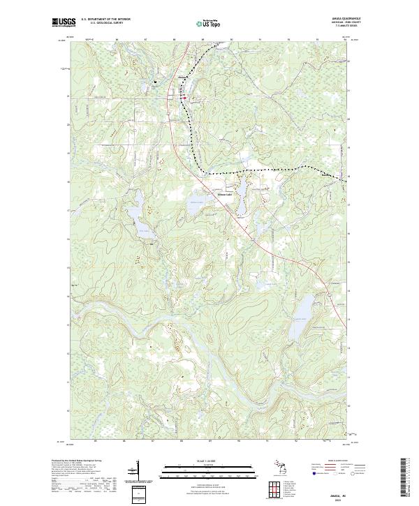 Amasa topographic map thumbnail