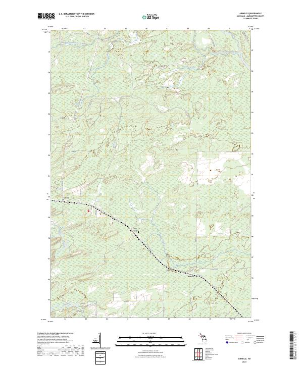 Arnold topographic map thumbnail