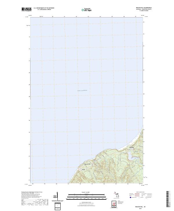 Beacon Hill topographic map thumbnail