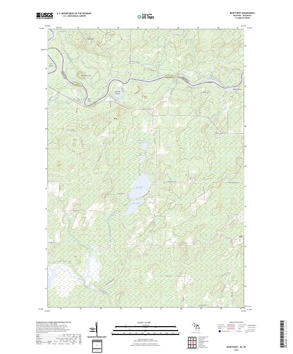 Bear Point topographic map thumbnail