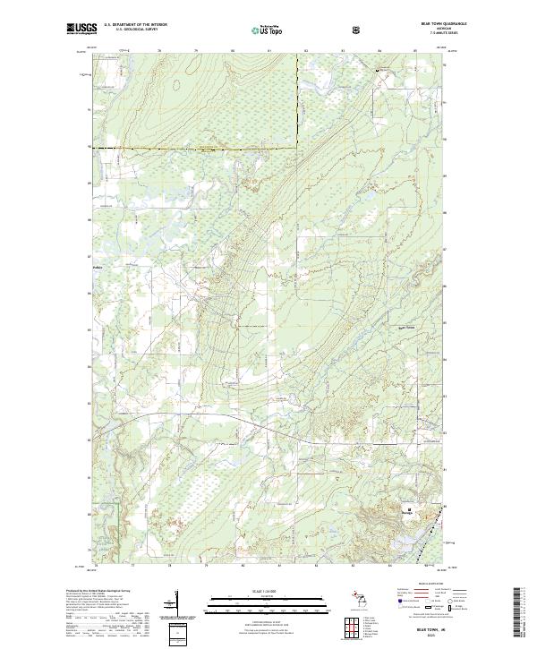 Bear Town topographic map thumbnail