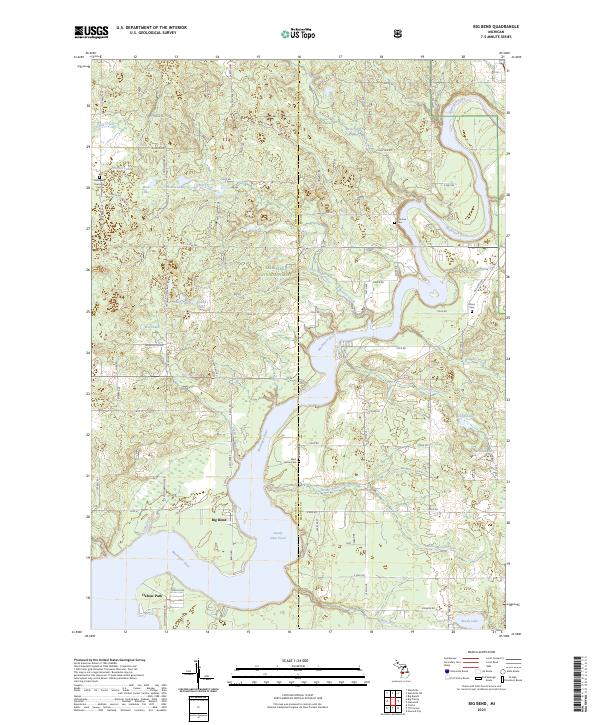 Big Bend topographic map thumbnail