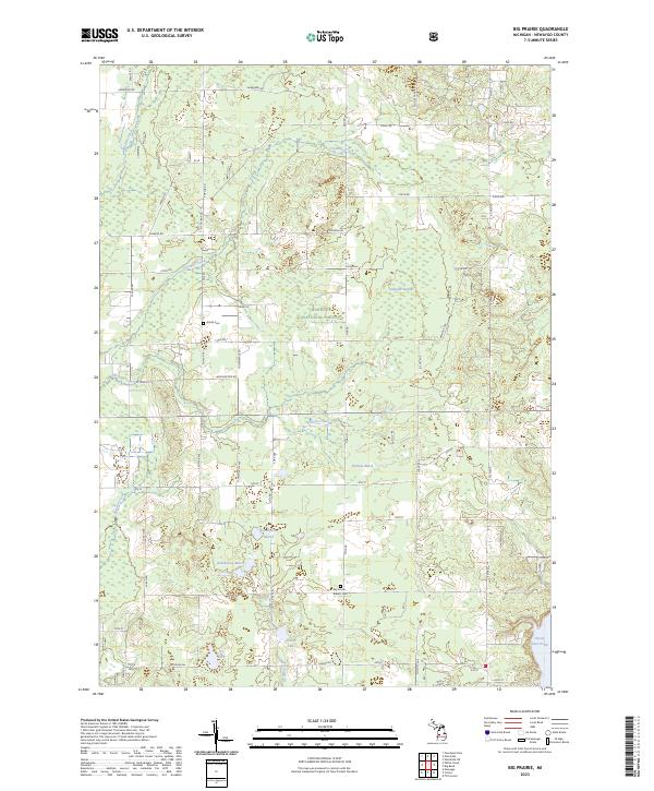 Big Prairie topographic map thumbnail