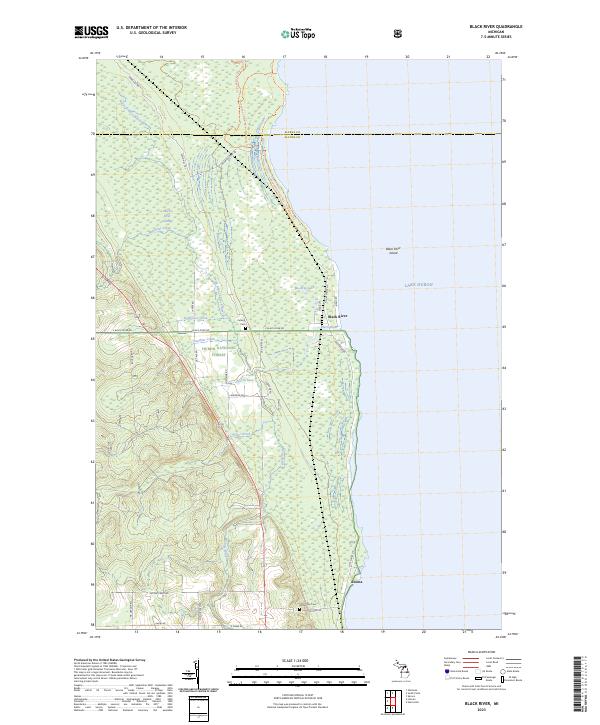 Black River topographic map thumbnail