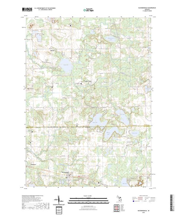 Bloomingdale topographic map thumbnail