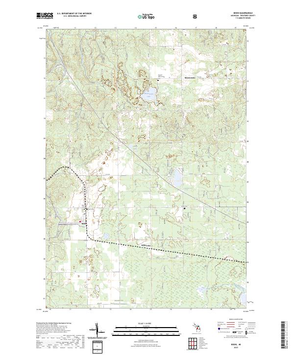 Boon topographic map thumbnail