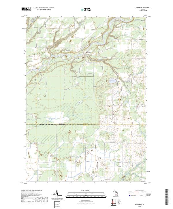 Bridgeton topographic map thumbnail