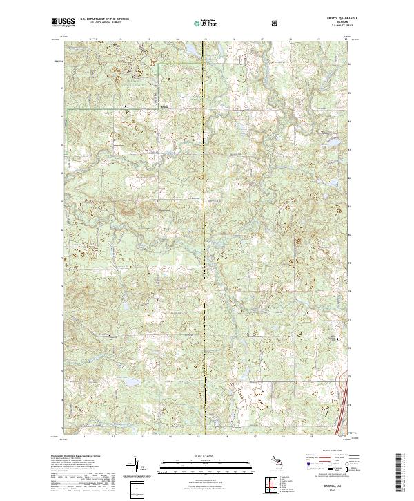 Bristol topographic map thumbnail