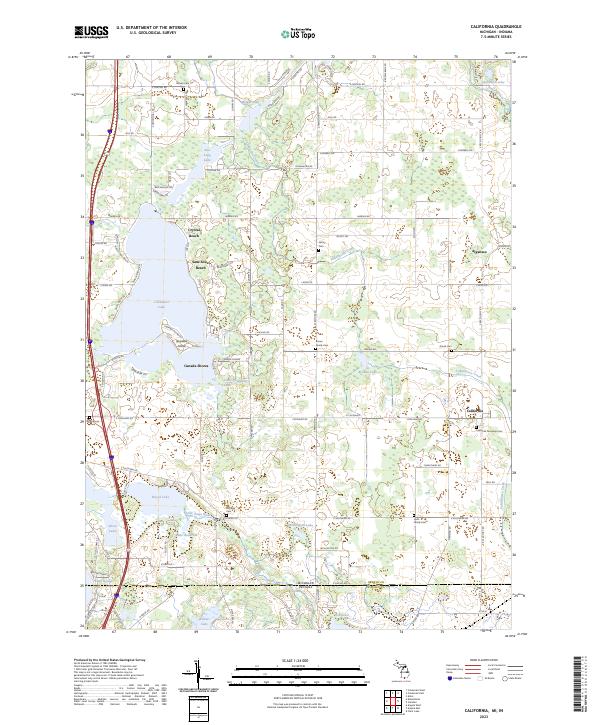 California topographic map thumbnail
