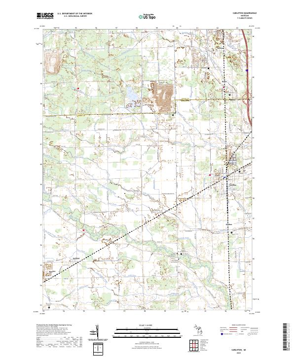 Carleton topographic map thumbnail