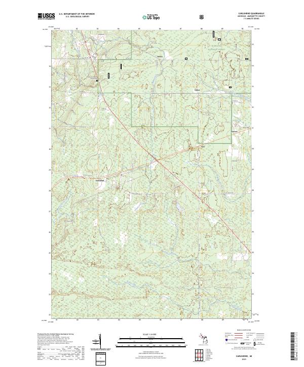 Carlshend topographic map thumbnail