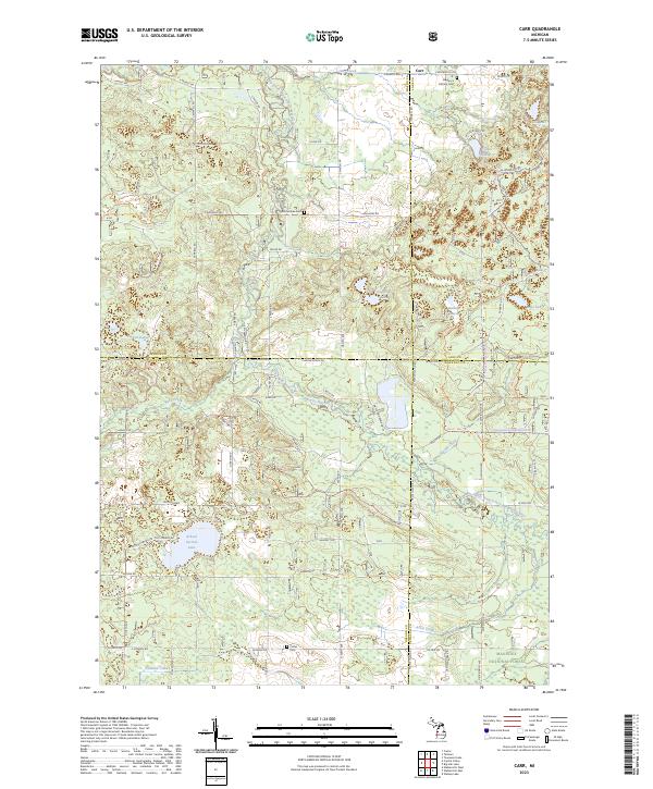 Carr topographic map thumbnail