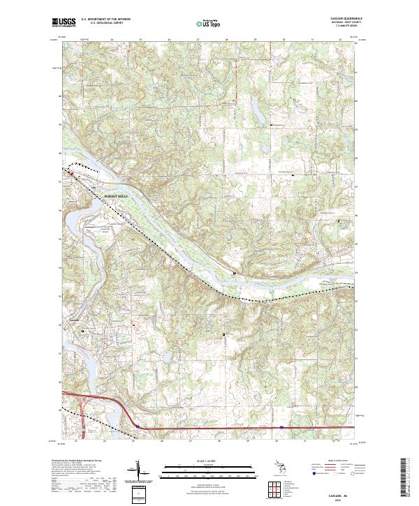 Cascade topographic map thumbnail