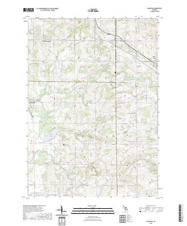 Casnovia topographic map thumbnail