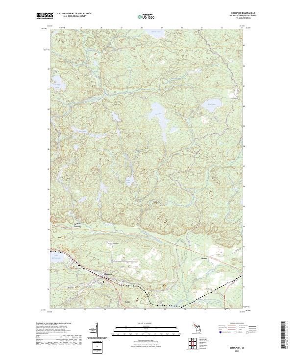 Champion topographic map thumbnail