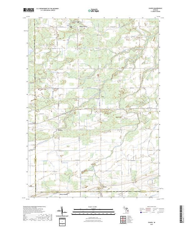 Chapin topographic map thumbnail