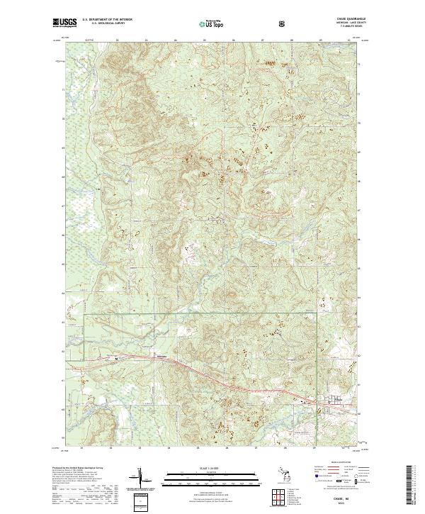 Chase topographic map thumbnail