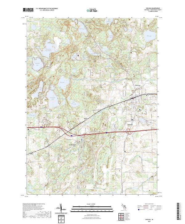 Chelsea topographic map thumbnail