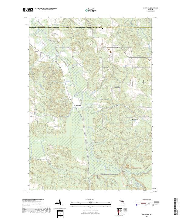 Chestonia topographic map thumbnail