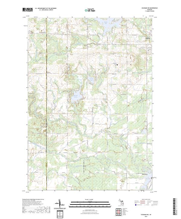Coleman NE topographic map thumbnail