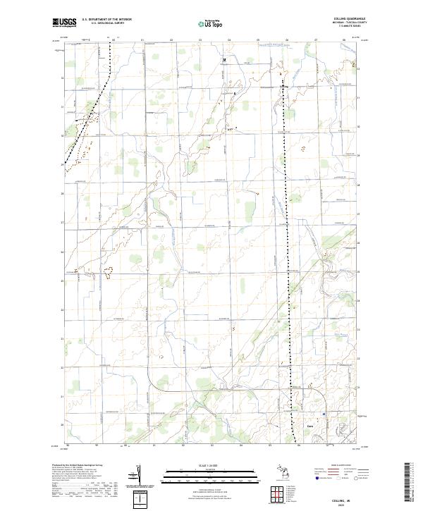 Colling topographic map thumbnail
