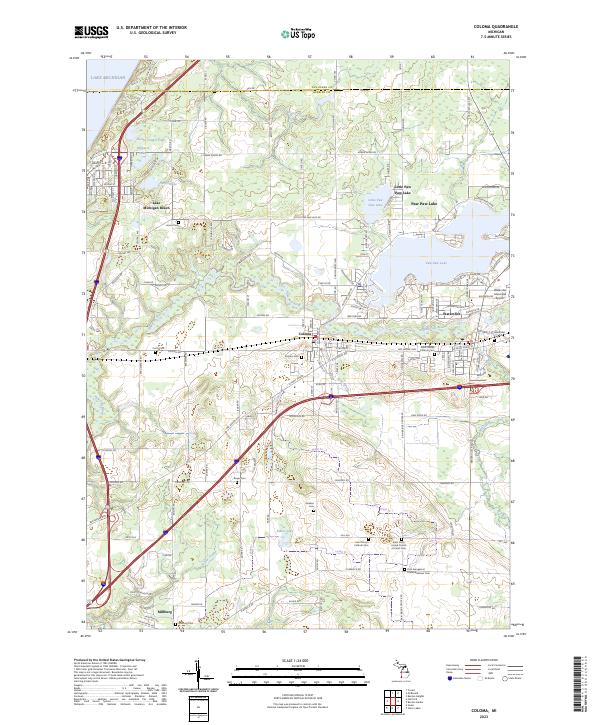 Coloma topographic map thumbnail