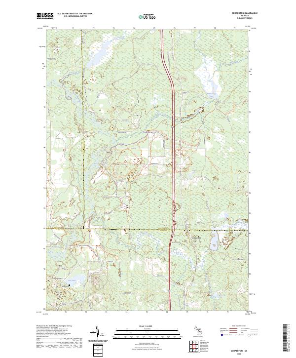 Cooperton topographic map thumbnail