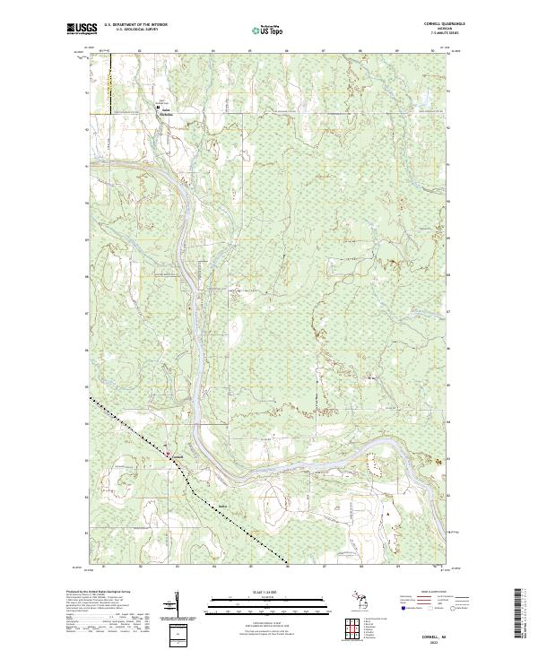 Cornell topographic map thumbnail