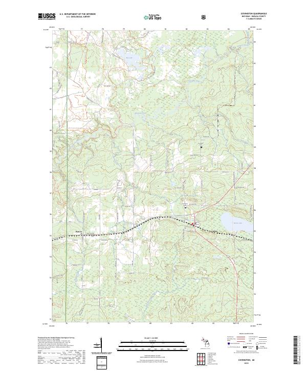 Covington topographic map thumbnail
