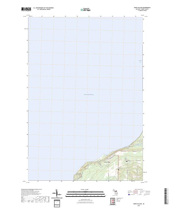 Cross Village topographic map thumbnail