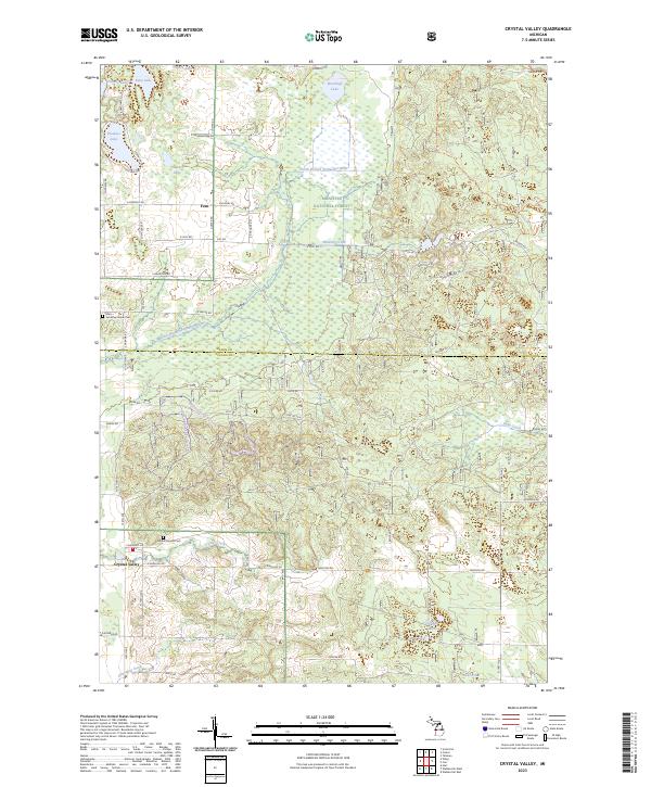 Crystal Valley topographic map thumbnail