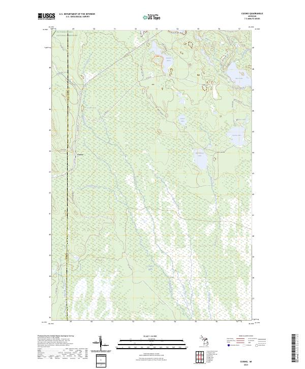 Cusino topographic map thumbnail