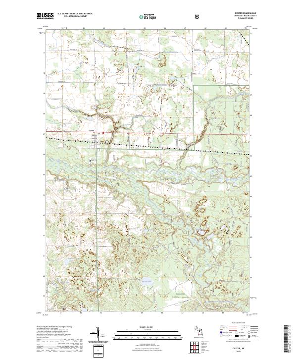 Custer topographic map thumbnail