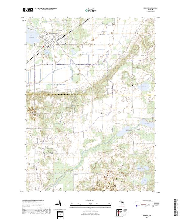 Decatur topographic map thumbnail