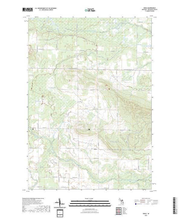 Dinca topographic map thumbnail