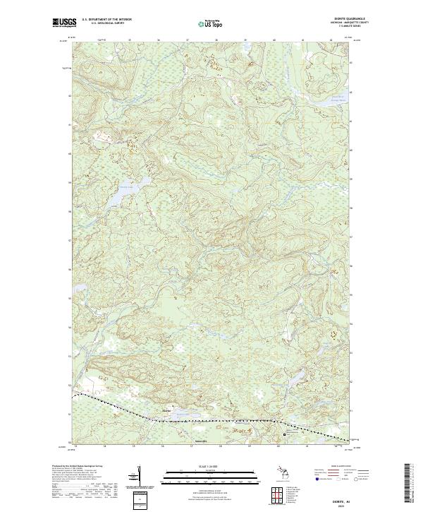 Diorite topographic map thumbnail