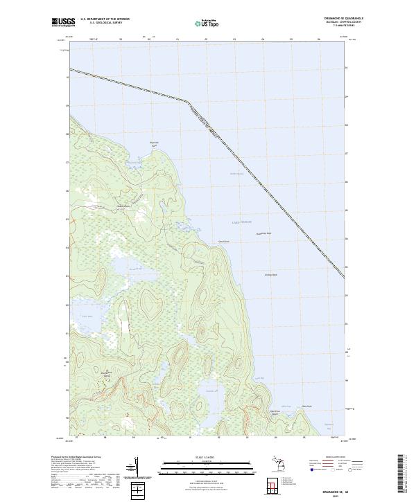 Drummond SE topographic map thumbnail