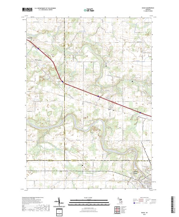 Eagle topographic map thumbnail