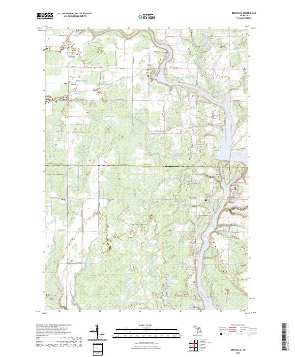 Edenville topographic map thumbnail