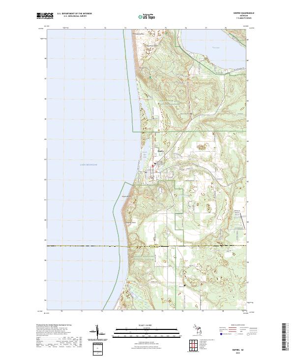 Empire topographic map thumbnail