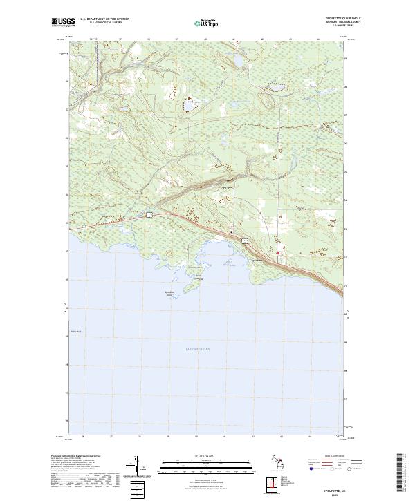 Epoufette topographic map thumbnail