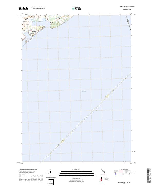 Estral Beach topographic map thumbnail