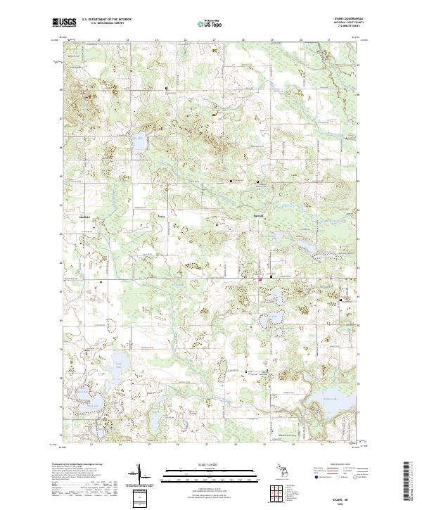 Evans topographic map thumbnail