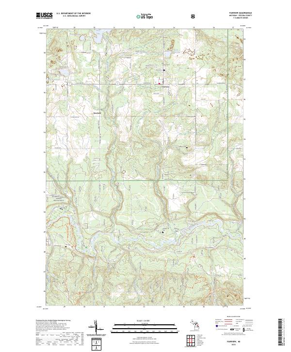Fairview topographic map thumbnail