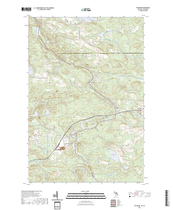 Faithorn topographic map thumbnail
