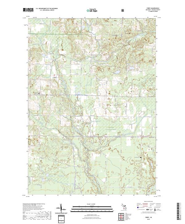 Ferry topographic map thumbnail